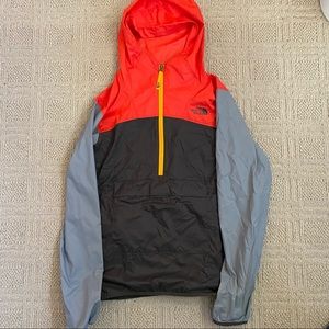 The North Face color block windbreaker/jacket. Boys XL